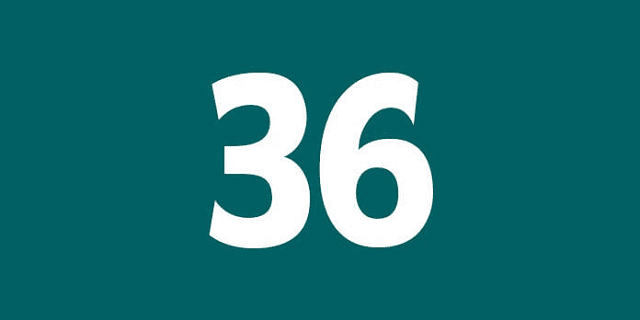 36 thể hiện cho sự cân bằng và hài hòa trong phong thủy