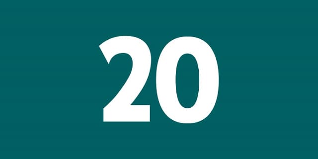 Số 20 rất được ưa chuộng hiện nay