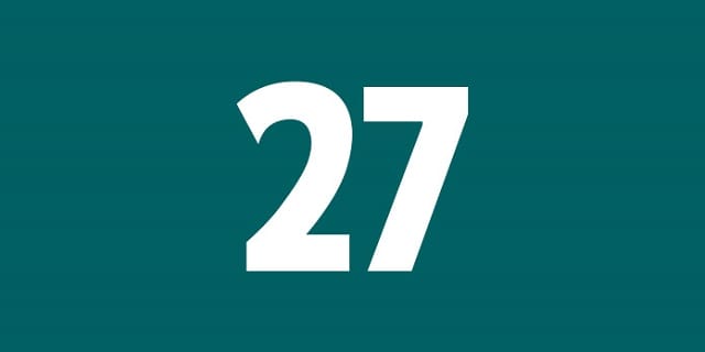 Ứng dụng ý nghĩa số 27 trong đời sống