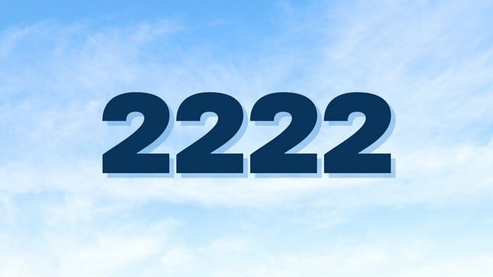 Số 2222 thể hiện nguồn năng lượng mạnh mẽ, hỗ trợ phát triển lâu dài theo thuyết Ngũ hành