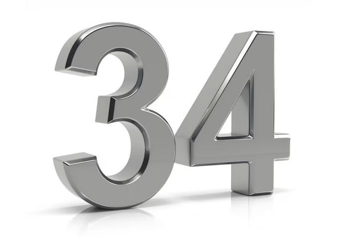 Hiểu rõ ý nghĩa số 34, nhiều người đã chọn con số này để làm dãy số sim, biển số, số nhà,...
