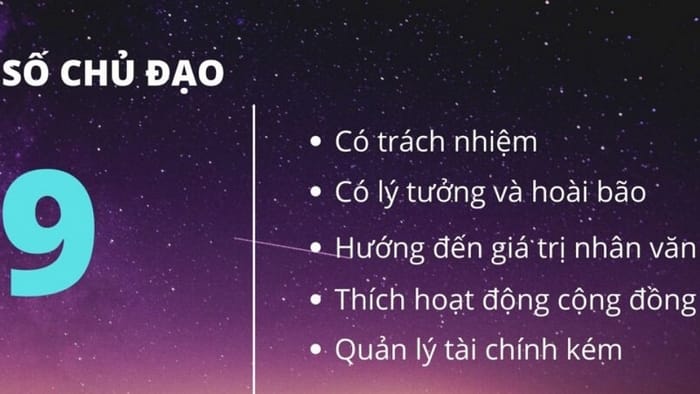 Xét theo Thần Số Học thì số 45 nhận số 9 làm số chủ đạo