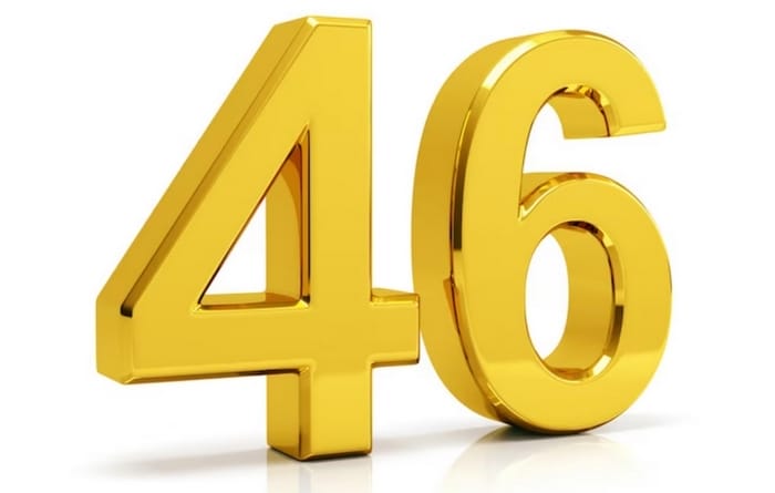 Số 46 xuất hiện khá nhiều trong sim số, biển số xe,... vì nó giúp chủ nhân tăng sự uy tín, vượt qua khó khăn