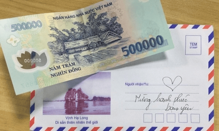 Tiền mừng đám cưới được thể hiện ý nghĩa như thế nào?