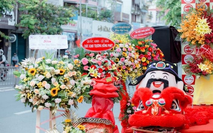 Số tiền mừng khai trương ý nghĩa và hợp lý