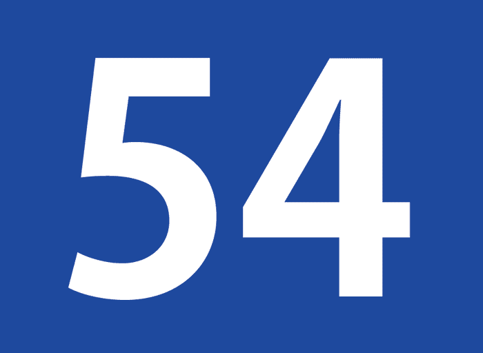 Trong phong thủy ý nghĩa số 54 được thể hiện như thế nào?